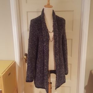 Boucle sweater thigh length M